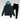 Set Synaworld Logo black/Blue