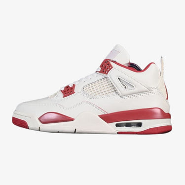 AJ 4 Valentine's Day Pale Ivory Sierra Red