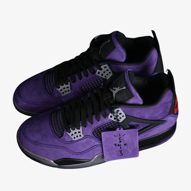 AJ 4 x Travis Scott Purple Suede