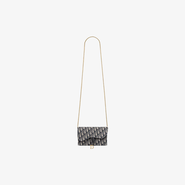 Pochette Saddle Jacquard Oblique