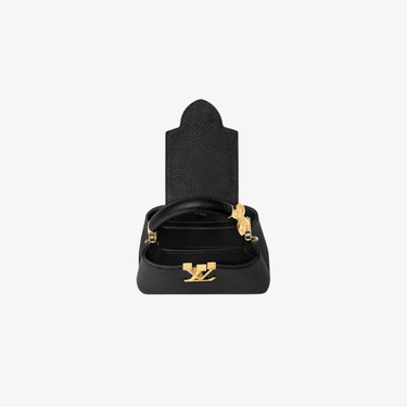 Bag Shoulder LV Capucines Mini Nero