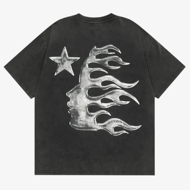 T-shirt Washed Logo