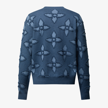 Sweatshirt LV Textured Crewneck