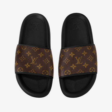 LV Waterfront Mules Slides