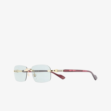 Sunglasses Gold Rimless Gradient