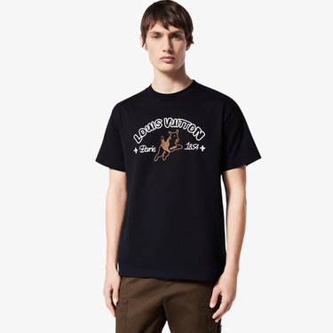 T-shirt LV Jumping Dog