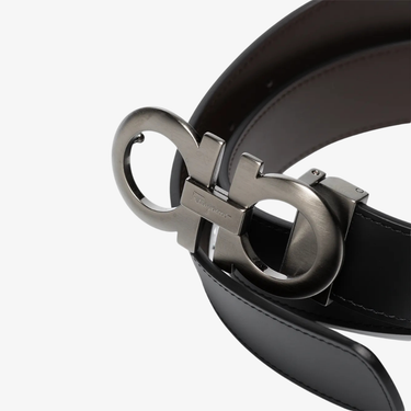 Belt Black Gancini Buckle