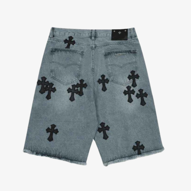 Shorts Cross Patch Denim