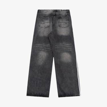 Jeans BL Striped Black Washed