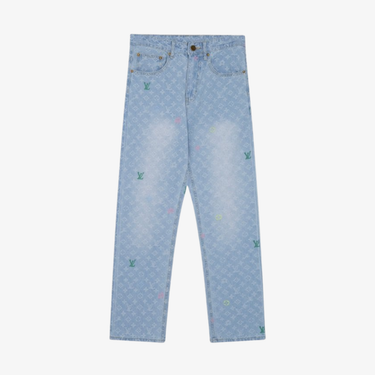 Jeans LV Monogram Light Wash