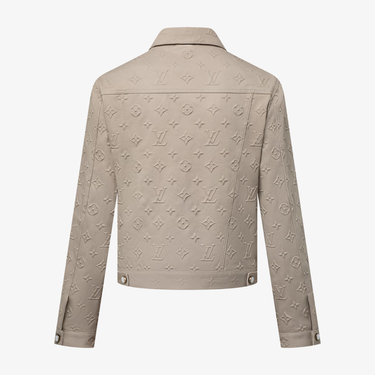 Jacket LV Monogram Embossed Denim