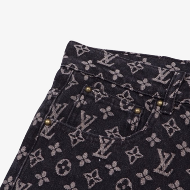 Jeans LV Black Monogram
