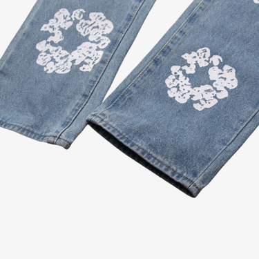 Pants Cotton Wreath Jeans