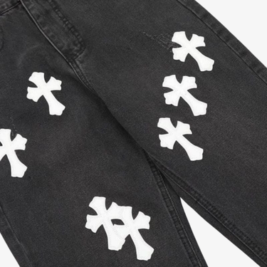 Pants Jeans Cross Patches CH