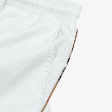Shorts Check Trim Cotton